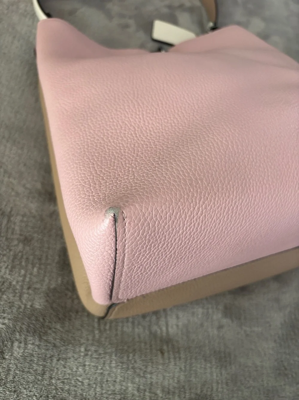 Coach  Charlie Bucket Colorblock‎ Pink Leather Shoulder Bag - Structured Tote